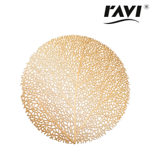 Mata dekoracyjna TREE  złota RAVI